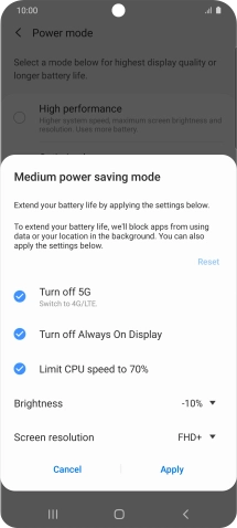 Press Apply. Press Apply.