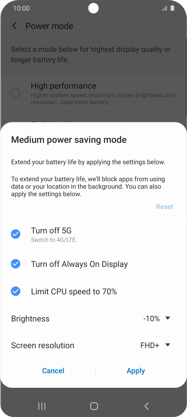 Press Apply. Press Apply.