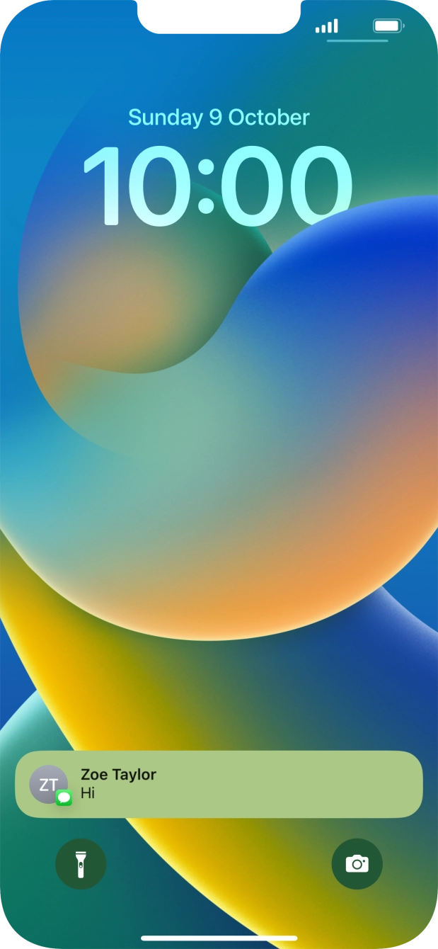 Press the required notification and follow the instructions on the screen to use the selected function. Press the required notification and follow the instructions on the screen to use the selected function.