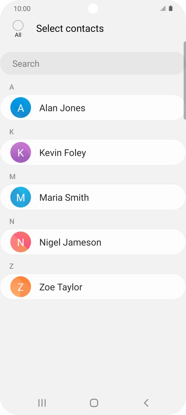 Press the field above 'All'.