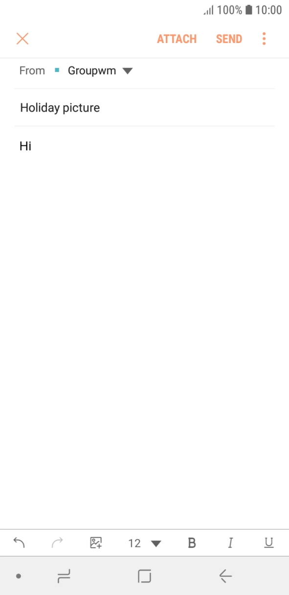 Press ATTACH. Press ATTACH.