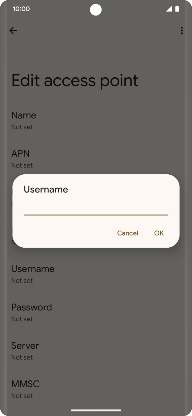 Key in o2wap and press OK. Key in o2wap and press OK.