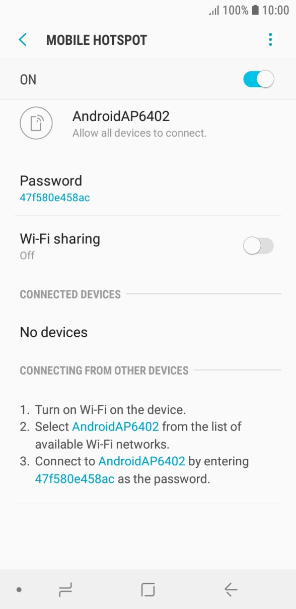 Press the Home key to return to the home screen.