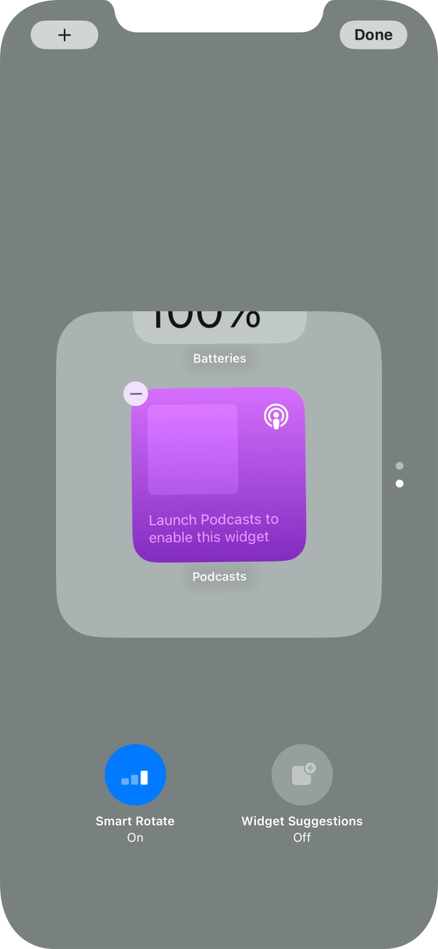 Press Smart Rotate to turn the function on or off.