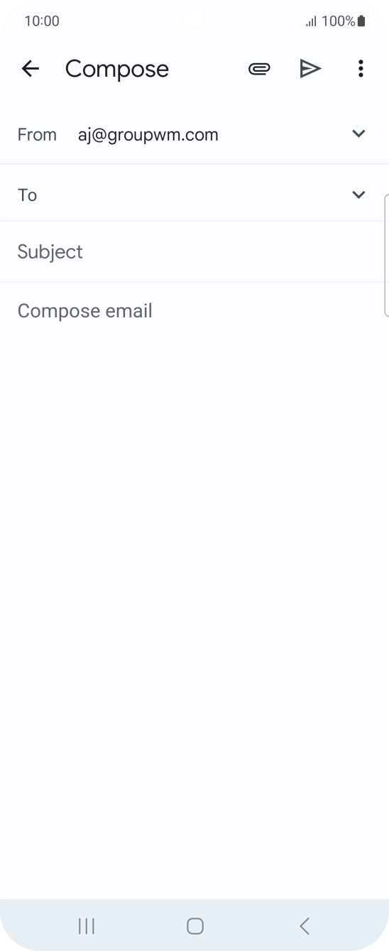 Press the field next to 'To' and key in the first letters of the recipient's name.