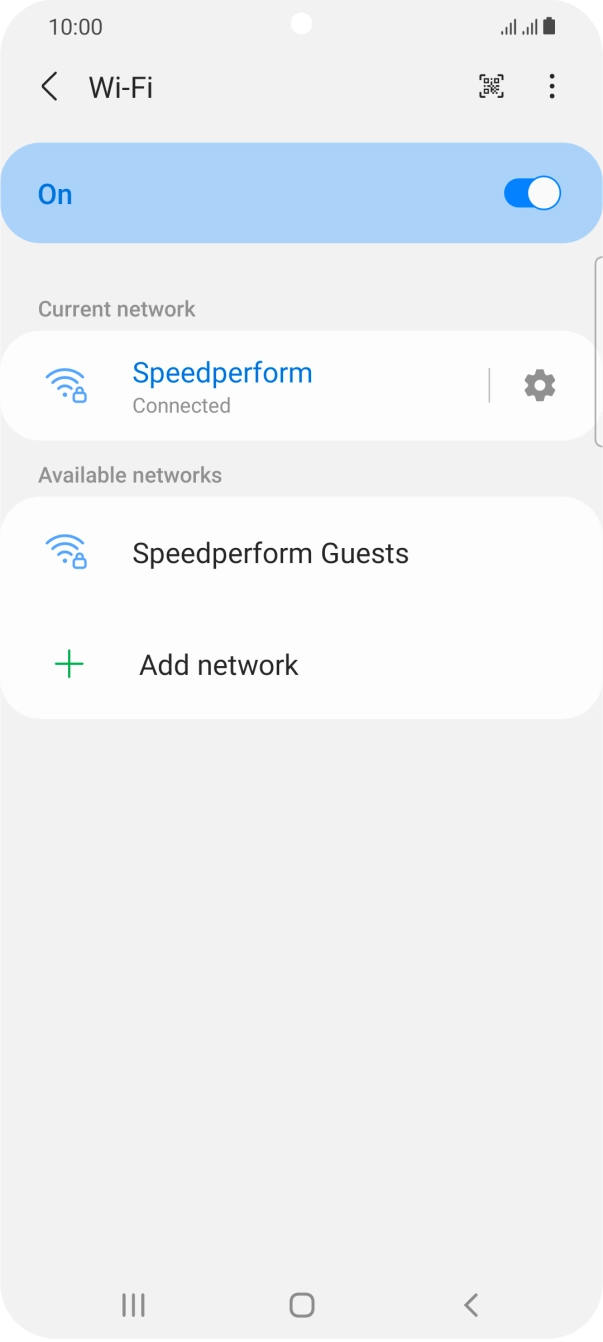 Press the Home key to return to the home screen.