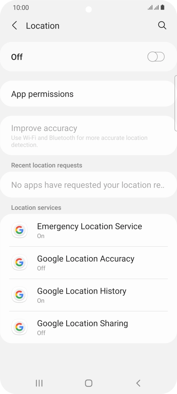 Press the indicator to turn the function on or off. Press the indicator to turn the function on or off.