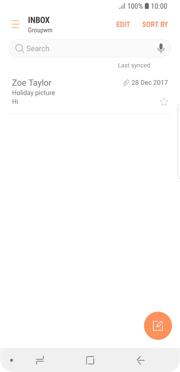 Slide your finger right starting from the left side of the screen. Slide your finger right starting from the left side of the screen.