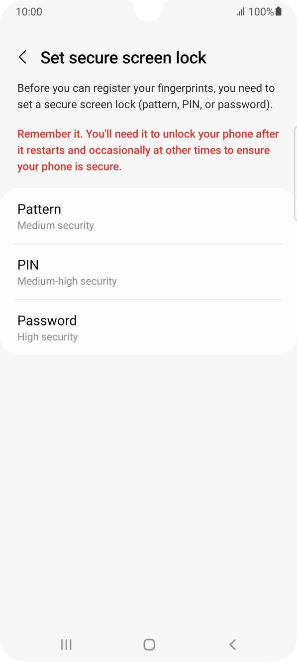 Press the required phone lock code and follow the instructions on the screen to create an additional phone lock code. Press the required phone lock code and follow the instructions on the screen to create an additional phone lock code.
