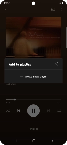 Press Create a new playlist.