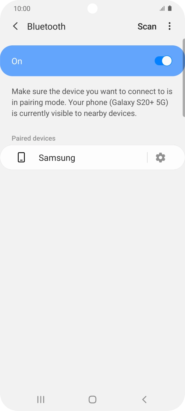 Press the Home key to return to the home screen.
