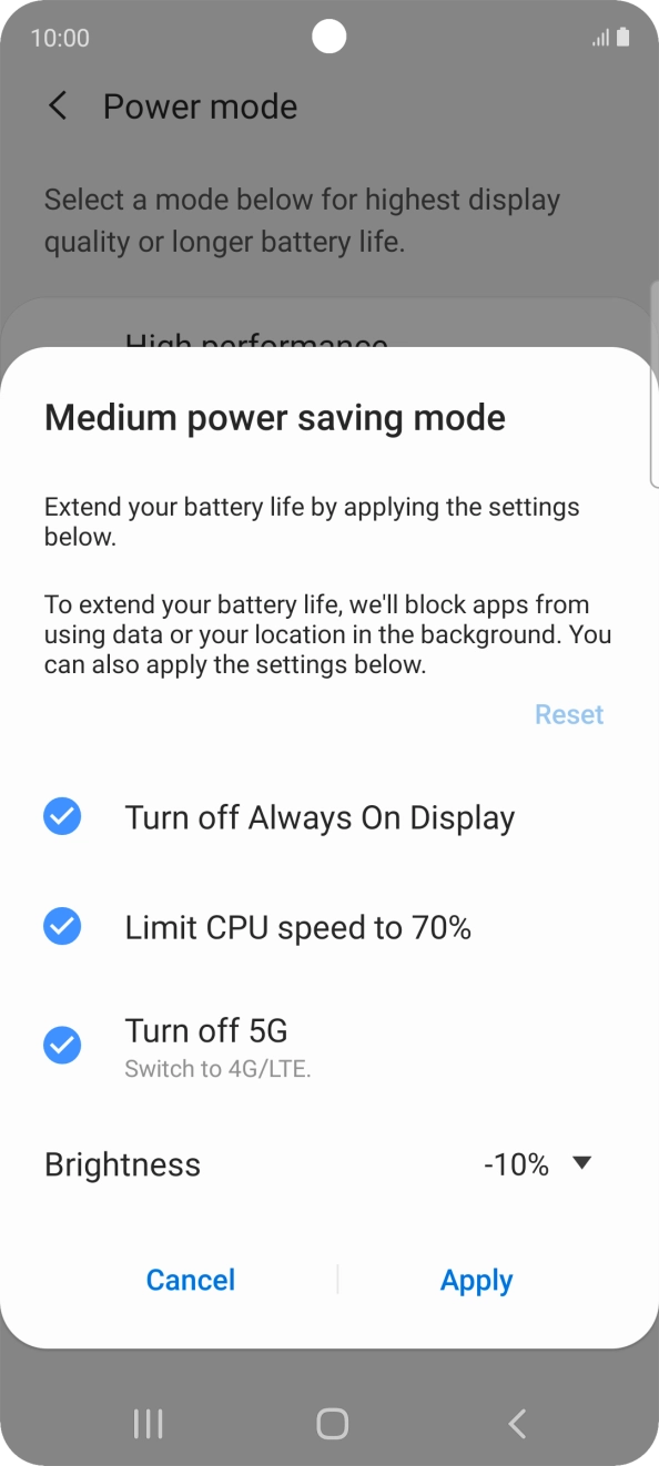Press Apply. Press Apply.