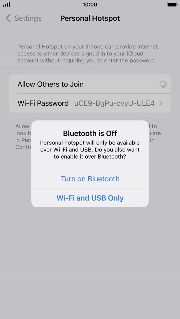 If WiFi is turned on, press Wi-Fi and USB Only. If WiFi is turned on, press Wi-Fi and USB Only.