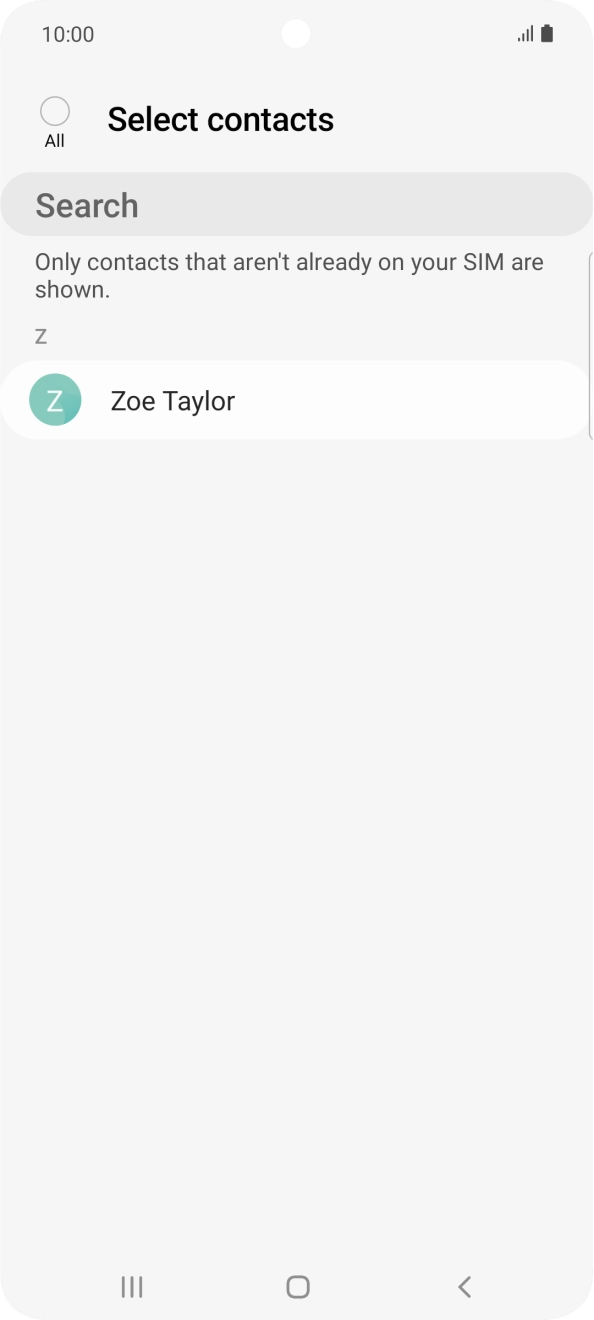 Press the field above 'All'.