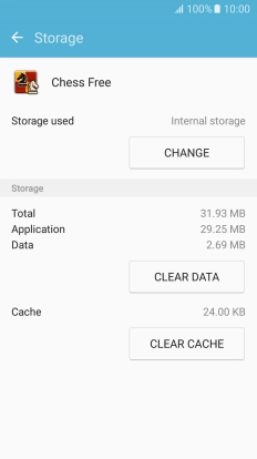 Press CLEAR CACHE.