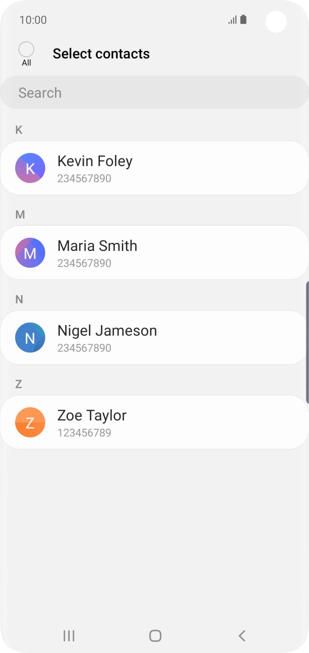 Press the field above 'All'.