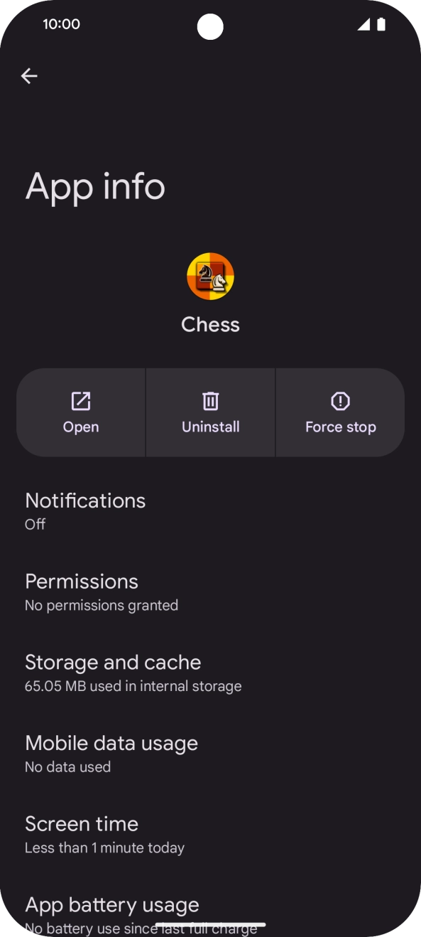 Press Storage and cache.