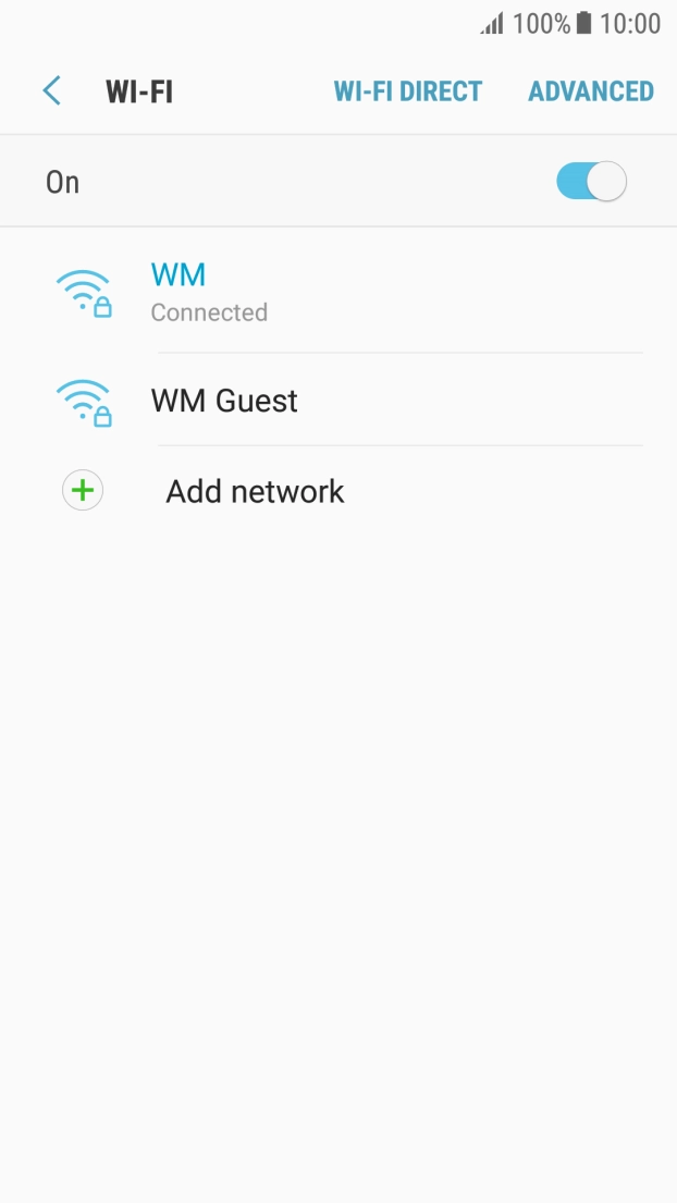 Press the Home key to return to the home screen.