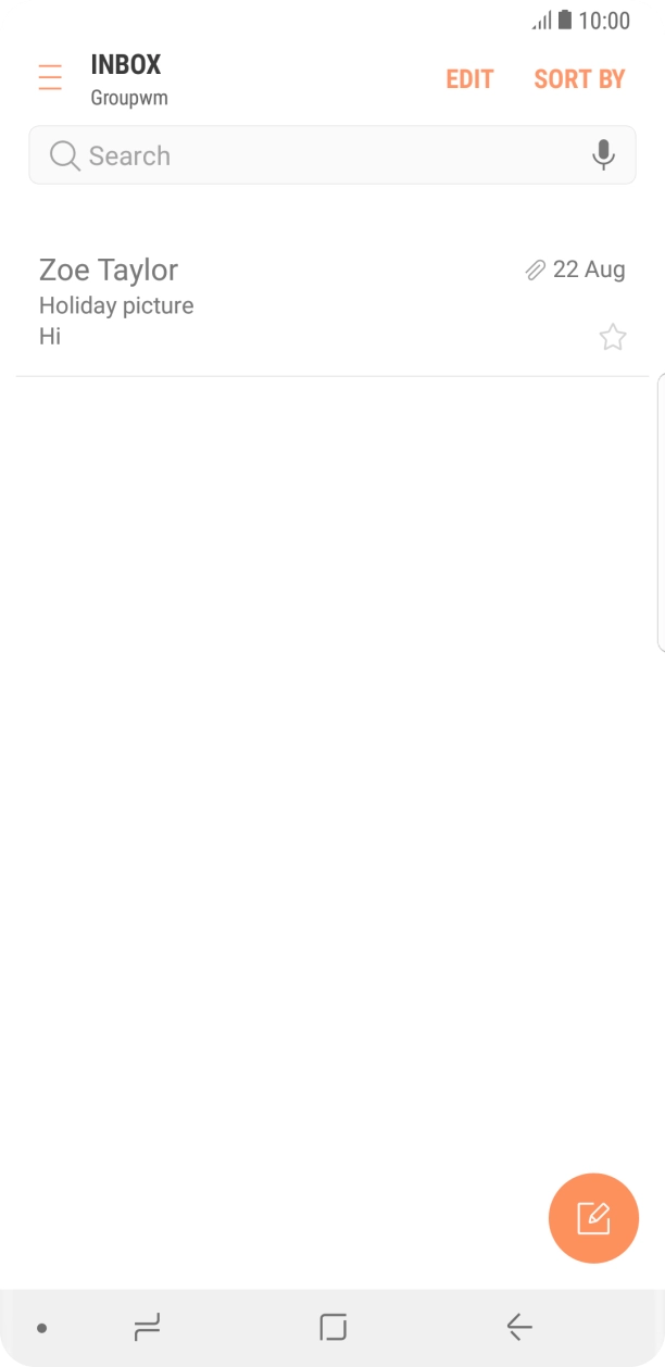 Slide your finger right starting from the left side of the screen. Slide your finger right starting from the left side of the screen.