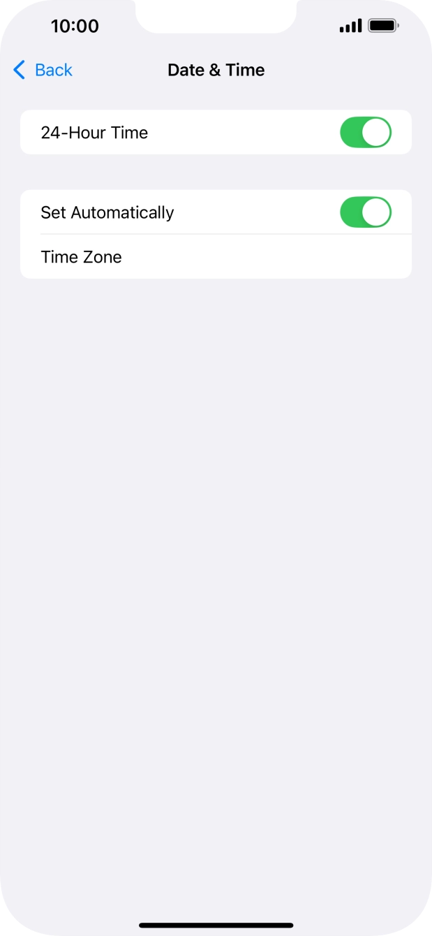 Slide your finger upwards starting from the bottom of the screen to return to the home screen.