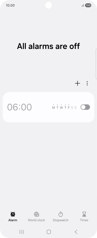 Press the Home key to return to the home screen.