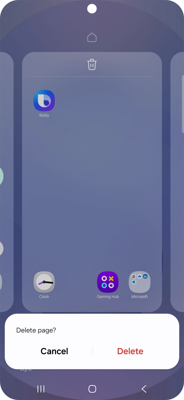 If prompted, press Delete.