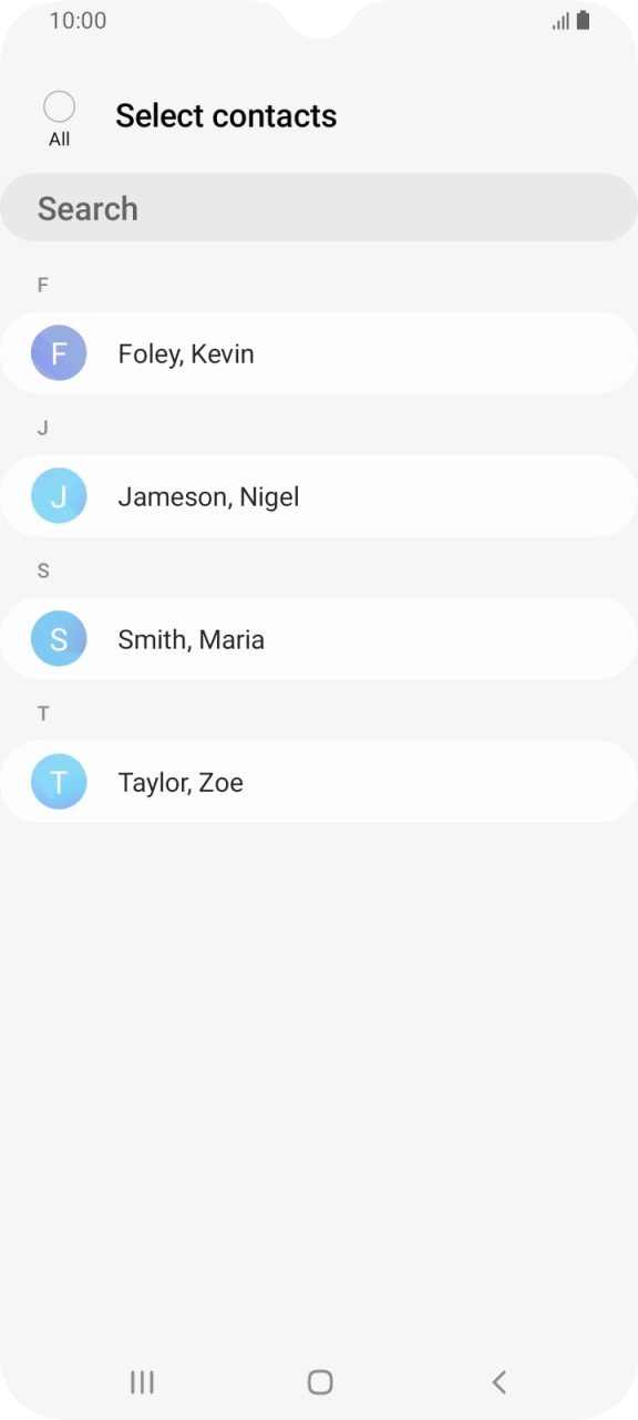 Press the field above 'All'.