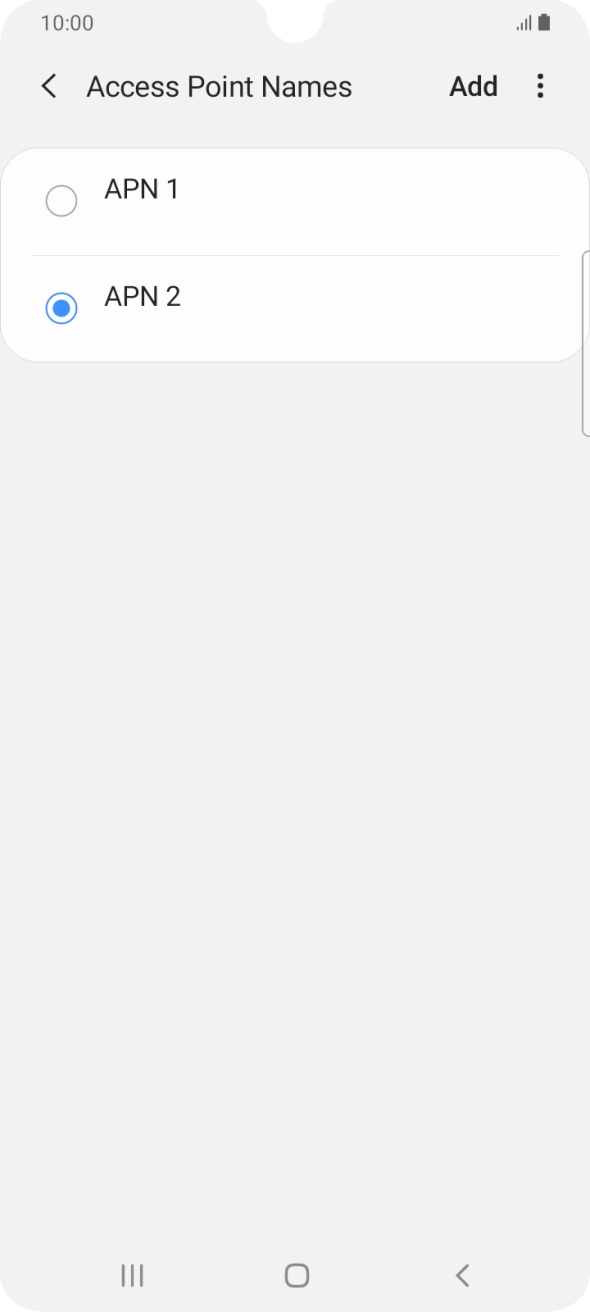 Press the Home key to return to the home screen.