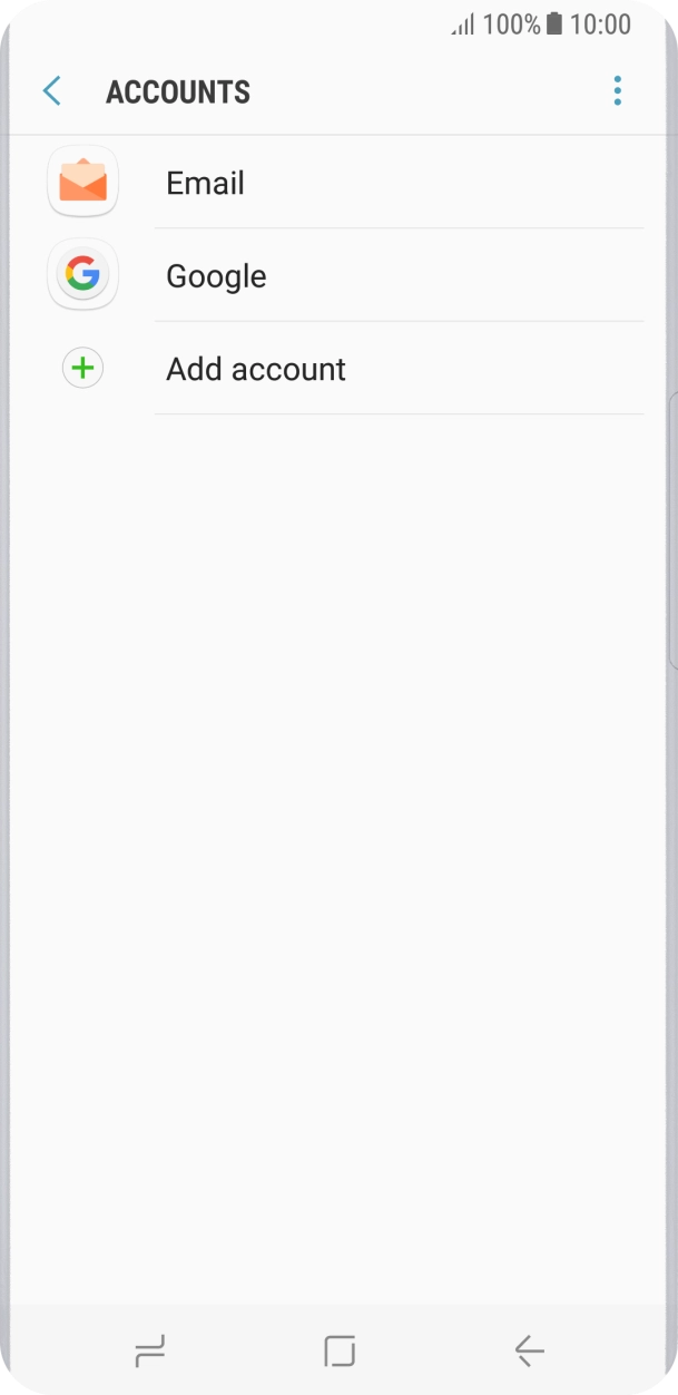 Press the Home key to return to the home screen.