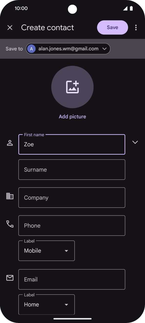 Press Surname and key in the required last name. Press Surname and key in the required last name.