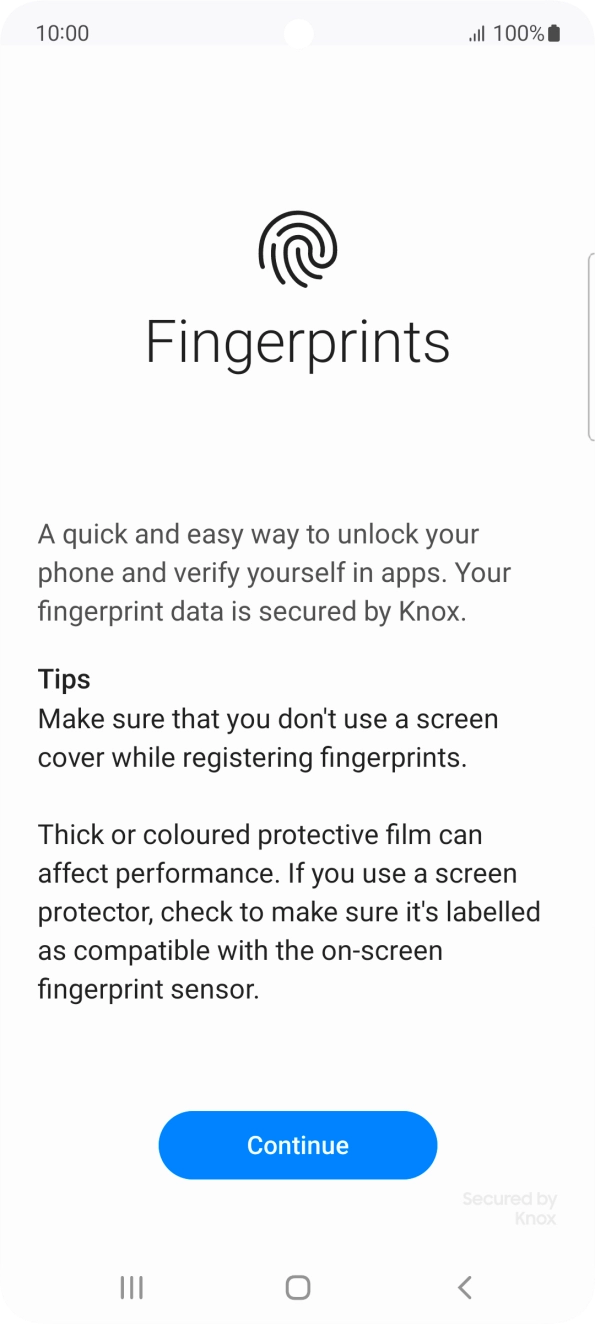 Press Continue. Press Continue.