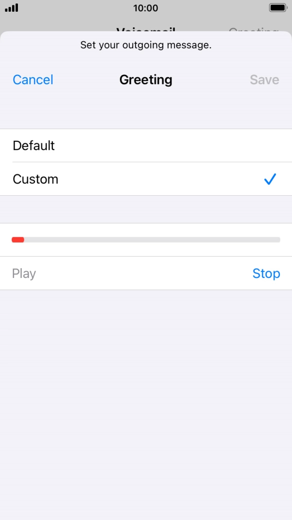 Press Stop to stop recording. Press Stop to stop recording.