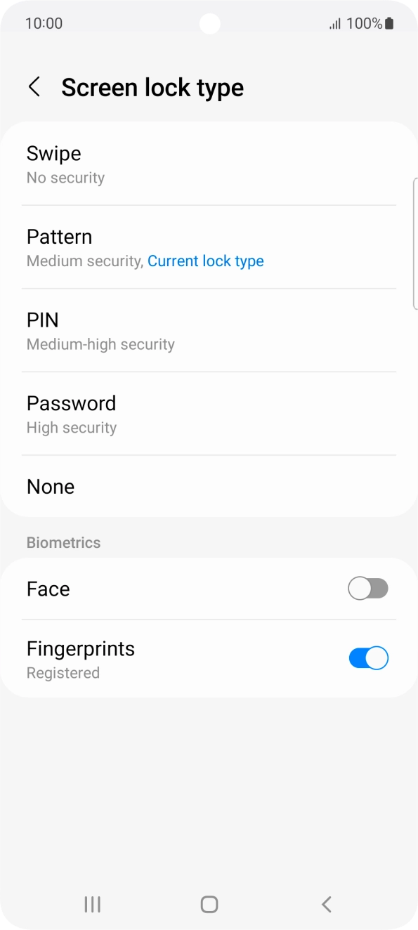 Press None. Press None.