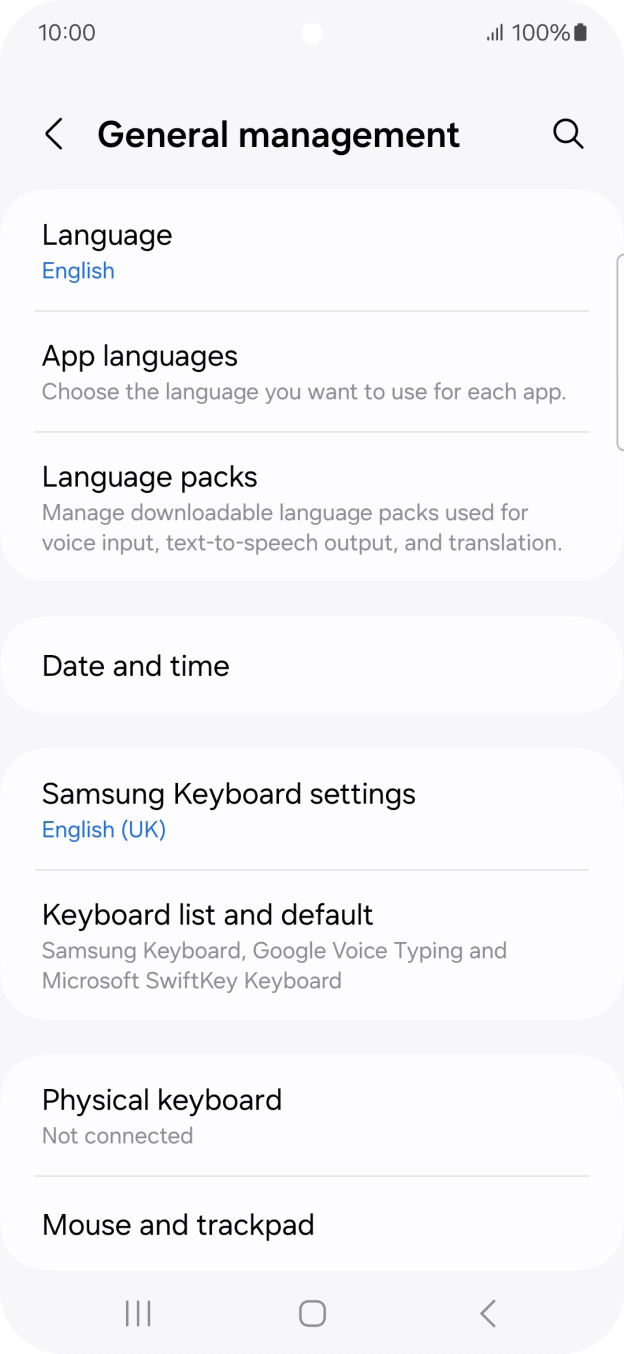 Press Date and time.