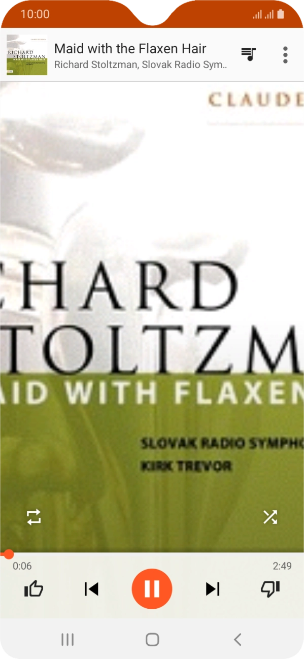 Press arrow right to go to the next audio file.