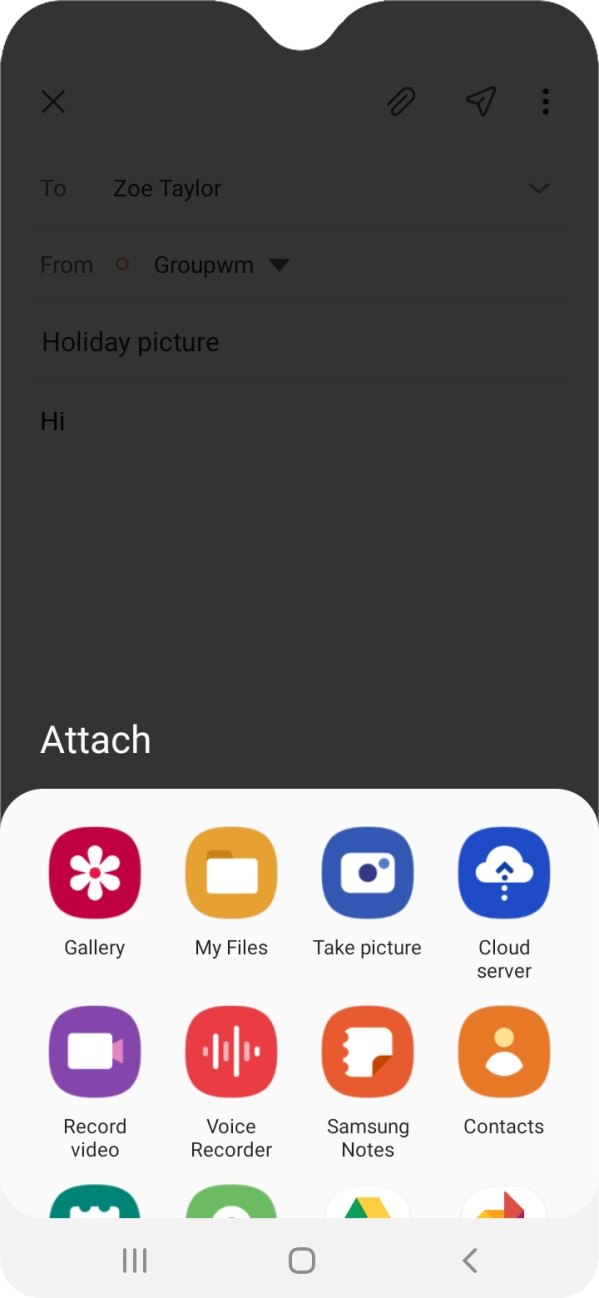 Press My Files and go to the required folder. Press My Files and go to the required folder.