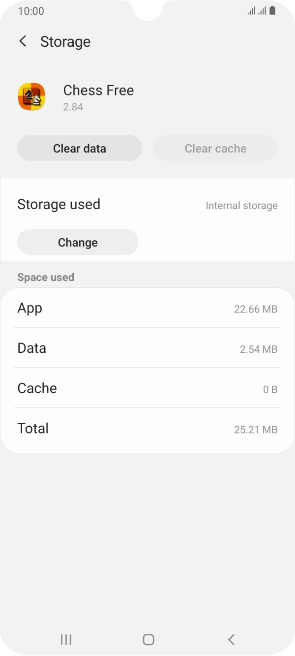 Press the Home key to return to the home screen.