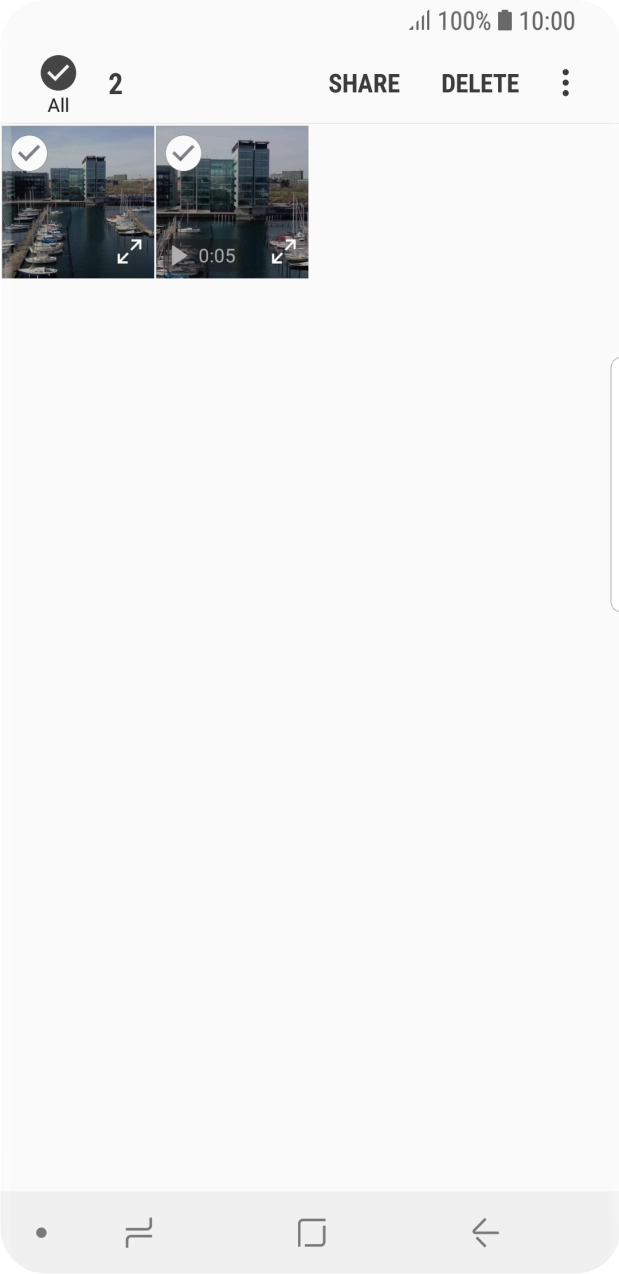 Press SHARE. Press SHARE.