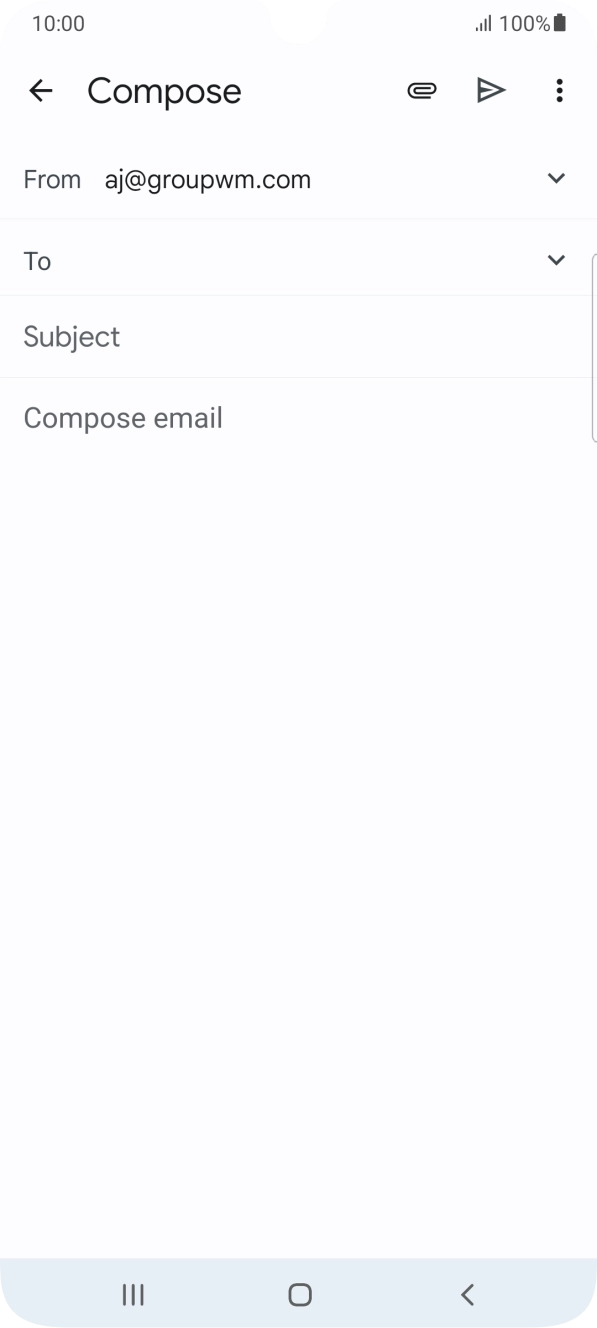 Press To and key in the first letters of the recipient's name. Press To and key in the first letters of the recipient's name.