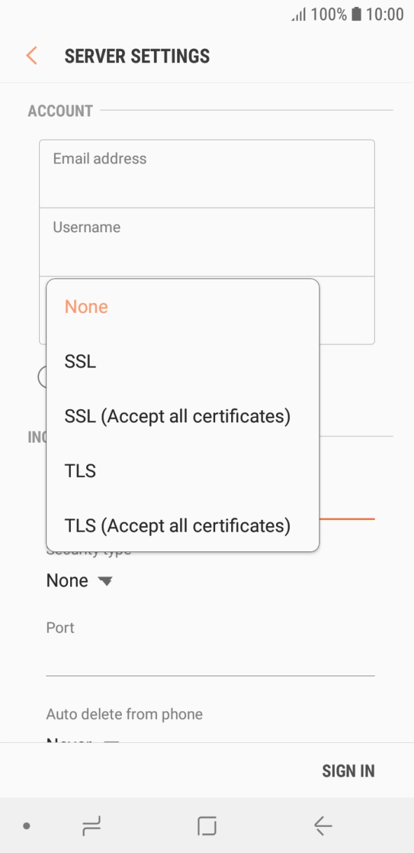 Press None to turn off the function. Press None to turn off the function.