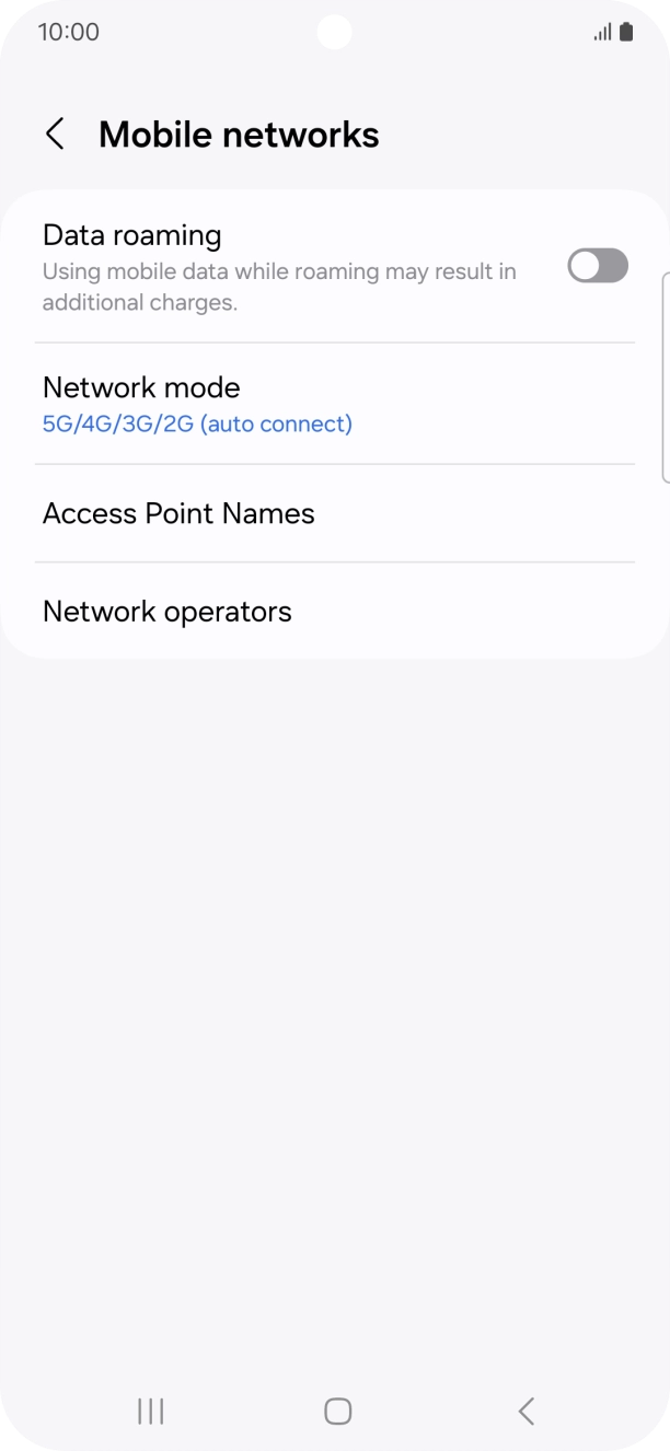 Press Access Point Names. Press Access Point Names.