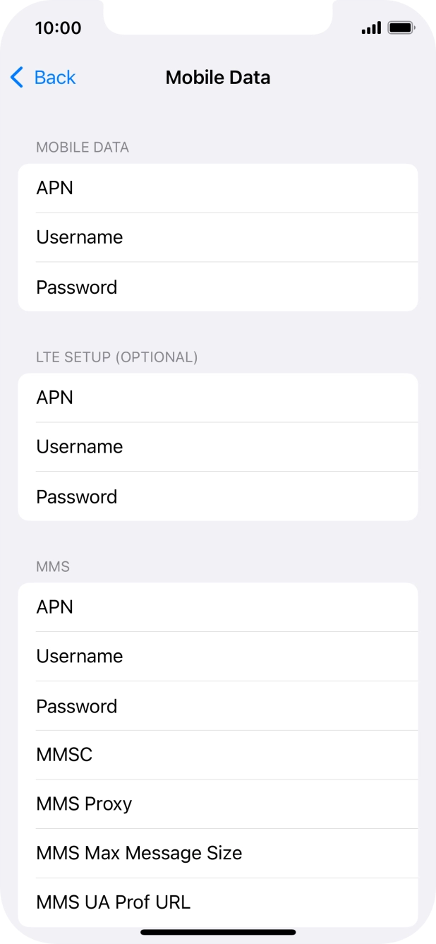 Press APN and key in wap.o2.co.uk. Press APN and key in wap.o2.co.uk.