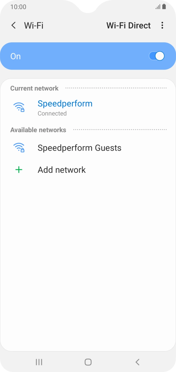 Press the Home key to return to the home screen.
