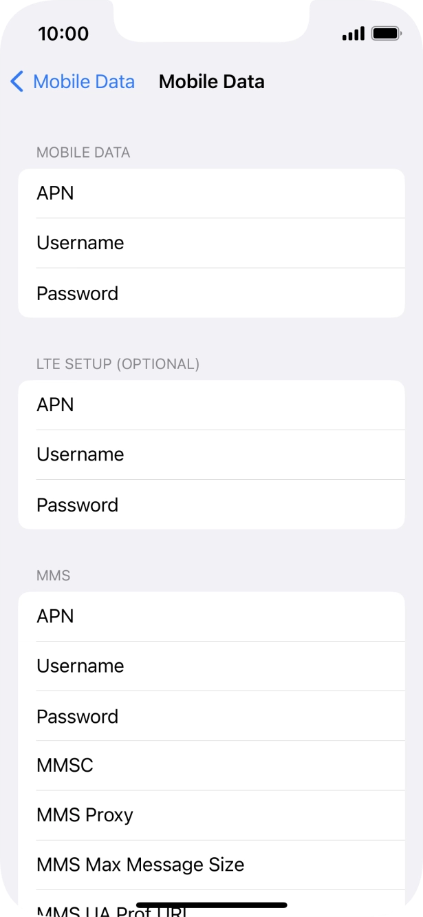 Press APN and key in wap.o2.co.uk.