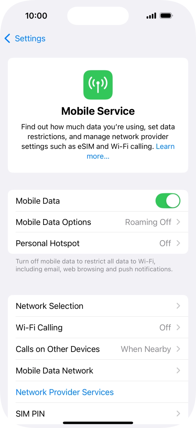 Press Mobile Data Network. Press Mobile Data Network.
