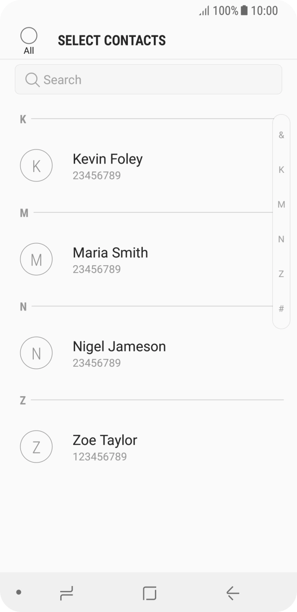 Press the field above 'All'.