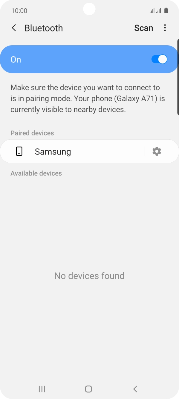 Press the Home key to return to the home screen.