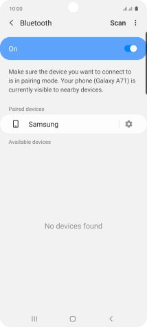 Press the Home key to return to the home screen.