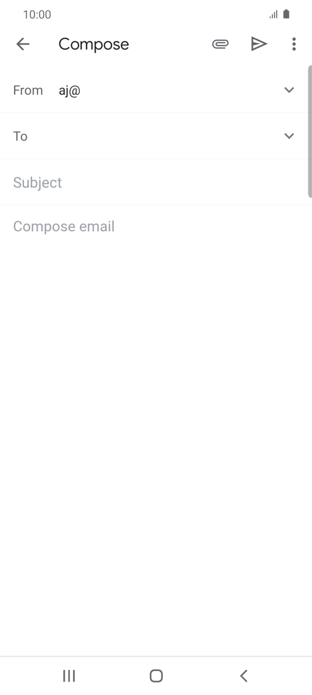 Press the field next to 'To' and key in the first letters of the recipient's name.