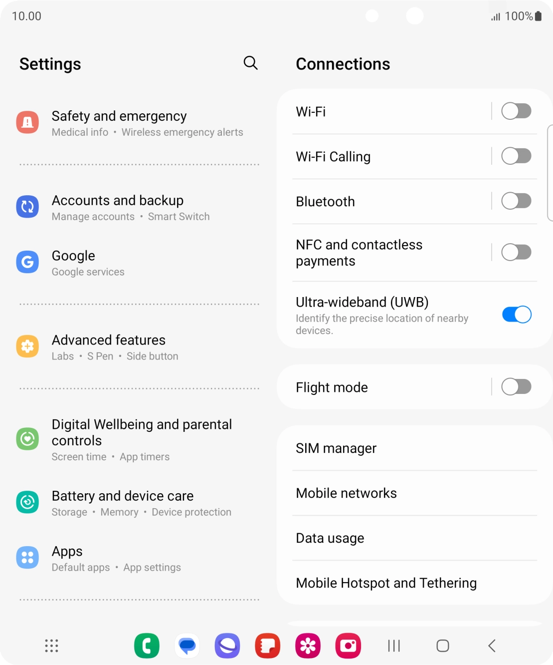 Press Accounts and backup.